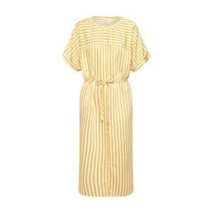 Soyaconcept Košeľové šaty 'VANDA 2'  žlté / biela