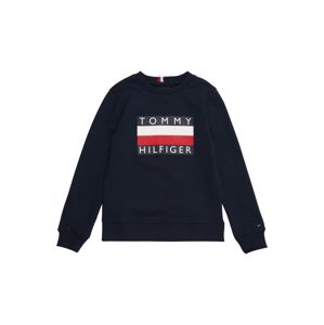 TOMMY HILFIGER Sweatshirt  červené / biela / námornícka modrá