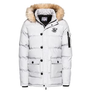 SikSilk Zimná bunda 'siksilk puff parka jacket'  sivá