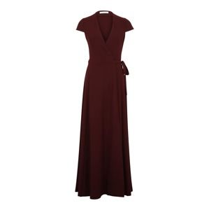 IVY & OAK Večerné šaty 'Wrap Evening Dress'  merlotová