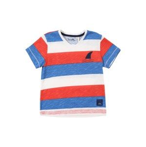 Sanetta Kidswear Tričko  modré / svetločervená / biela