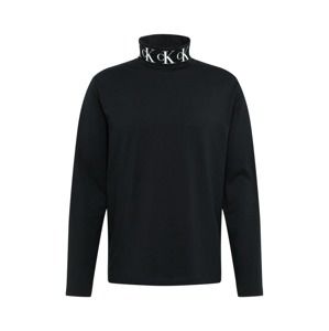 Calvin Klein Jeans Tričko 'MONOGRAM'  čierna