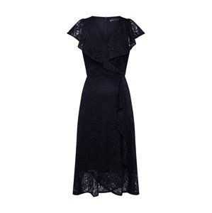 Mela London Šaty 'RUFFLE OVERLAY DRESS'  čierna