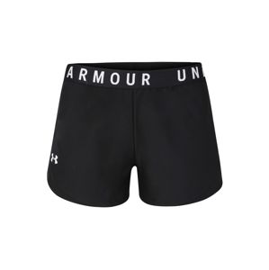 UNDER ARMOUR Športové nohavice 'Play Up Shorts 3.0'  biela / čierna