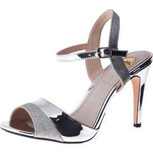BUFFALO Remienkové sandále 'Aida'  strieborná