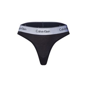 Calvin Klein Underwear Tangá  čierna / strieborná