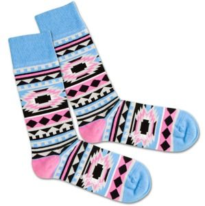 DillySocks Ponožky 'Native Princess'  modré / ružová