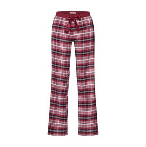 ESPRIT Pyžamové nohavice 'KELA'  červené / čierna / biela