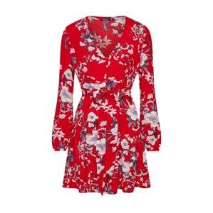 Boohoo Letné šaty 'Floral'  béžová / červené