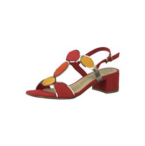 MARCO TOZZI Remienkové sandále  červená