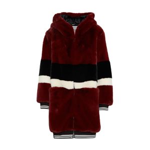 Khujo Prechodný kabát 'YELENA'  zmiešané farby / vínovo červená / čierna