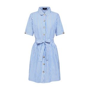 SISTERS POINT Košeľové šaty 'NUTTI-1'  modré / biela