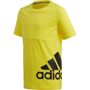ADIDAS PERFORMANCE Funkčné tričko  žltá / čierna