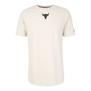 UNDER ARMOUR Funkčné tričko 'Project Rock Charged'  biela / čierna