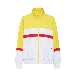 FILA Prechodná bunda 'KAYA Wind Jacket'  žlté / červené / biela