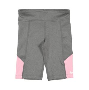 NIKE Športové nohavice 'Nike Trophy'  biela / ružová / sivá