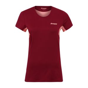 Bergans Sport-Shirt 'Fløyen'  vínovo červená