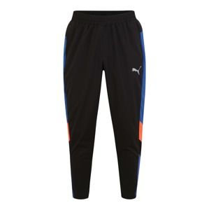 PUMA Športové nohavice 'Reactive Packable'  modré / svetločervená / čierna