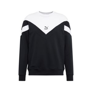 PUMA Sweatshirt 'Iconic'  čierna / biela