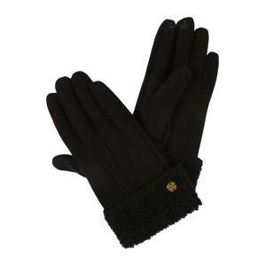 ESPRIT Prstové rukavice 'Teddy'  čierna
