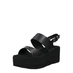 Marc O'Polo Remienkové sandále  čierna