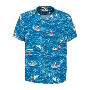 SCOTCH & SODA Košeľa 'Hawaiian'  modré / zmiešané farby