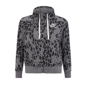 Nike Sportswear Tepláková bunda 'Gym VNTG FZ LPRD Plus'  antracitová / sivá melírovaná / čierna