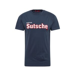 Derbe Shirt 'Sutsche Boys'  námornícka modrá