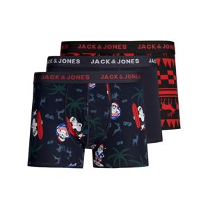 JACK & JONES Boxerky 'JACSTEF'  námornícka modrá / tmavomodrá / zmiešané farby