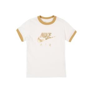 Nike Sportswear Tričko 'G NSW TEE NIKE AIR LOGO RINGER'  biela