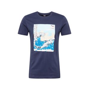 Iriedaily Tričko 'Trash Wave'  námornícka modrá / zmiešané farby