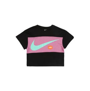 Nike Sportswear Tričko 'NIKE GIRLS SWOOSH TOP'  čierna