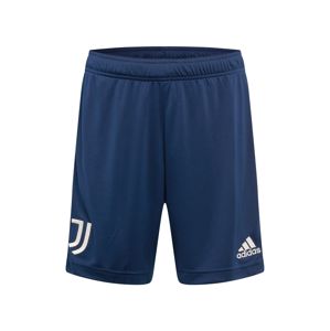 ADIDAS PERFORMANCE Športové nohavice 'Juve'  modrá / biela