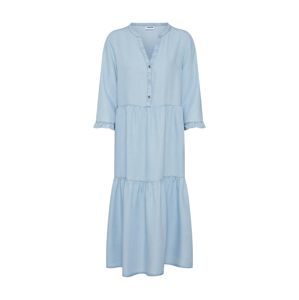 Noisy May Košeľové šaty 'NMENDI LONG DRESS'  modrá denim
