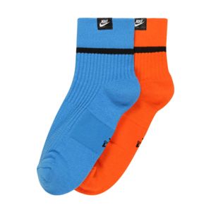 Nike Sportswear Ponožky  modré / oranžová