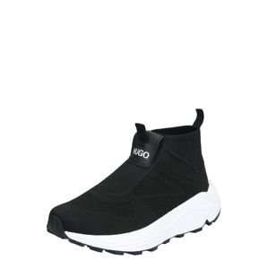HUGO Sneaker 'Horizon_Runn_Sock'  čierna / biela