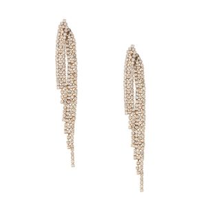 Orelia Ohrringe 'Crystal Waterfall Earrings'  zlatá