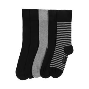 SCHIESSER Ponožky  sivá / čierna