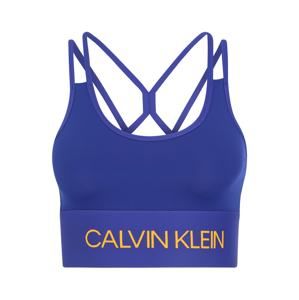 Calvin Klein Performance Športová podprsenka  modré / oranžová