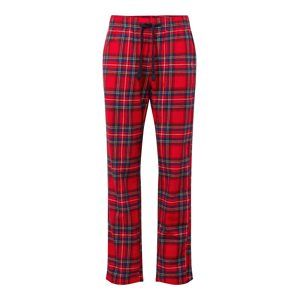 HOLLISTER Pyžamové nohavice  tmavomodrá / červené / biela