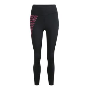 Calvin Klein Performance Športové nohavice  ružová / čierna
