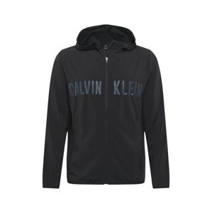 Calvin Klein Performance Športová bunda  čierna / tmavomodrá