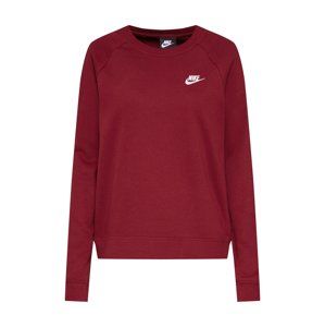 Nike Sportswear Mikina  červené / biela
