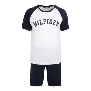 Tommy Hilfiger Underwear Krátke pyžamo 'CN SS SHORT SET'  modré / biela