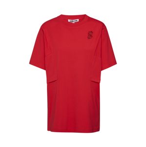 McQ Alexander McQueen Tričko 'Boyfriend T-Shirt'  červené
