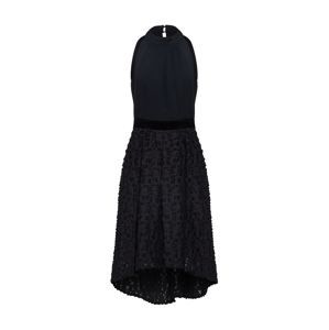 Esprit Collection Večerné šaty 'Textured Bumout'  čierna