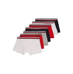 Tommy Hilfiger Underwear Nohavičky '7P TRUNK'  červená / čierna / biela