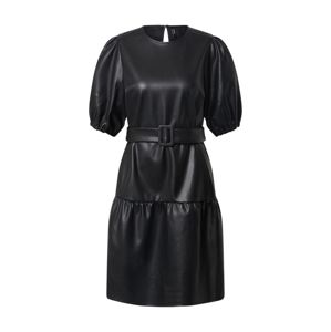 Vero Moda Tall Šaty 'VMSERENA COATED BELT 2/4 DRESS EXP TALL'  čierna