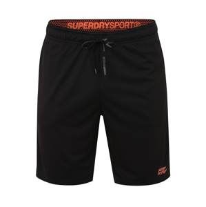 Superdry Športové nohavice 'Active Relaxed Short'  čierna