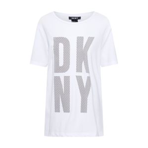 DKNY Top  sivá / biela